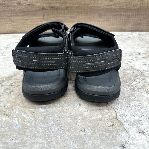 Dockers Mens Sandals Size 10M Charcoal Devon Gladiator Double Strap Outdoor - Picture 5 of 10